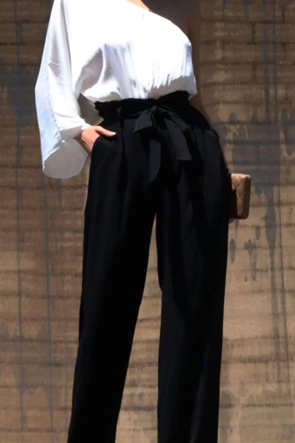 Dress Marvelous In Manhattan One Shoulder Jumpsuit