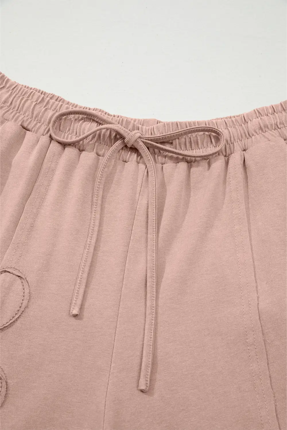 Relaxed Floral Wide Leg Cropped Pocketed Casual Pants