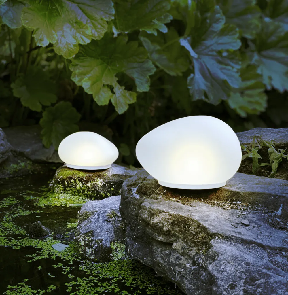 LED Solar Garden Rock Light