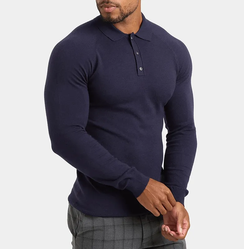 Navy Blue Soft Knit Sweater