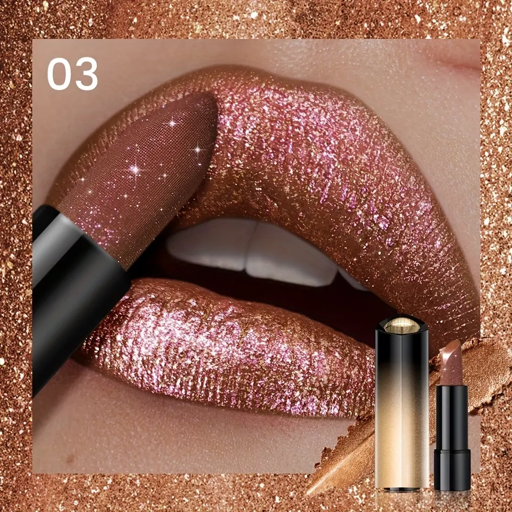 Glitter Pink Shimmer Lipstick