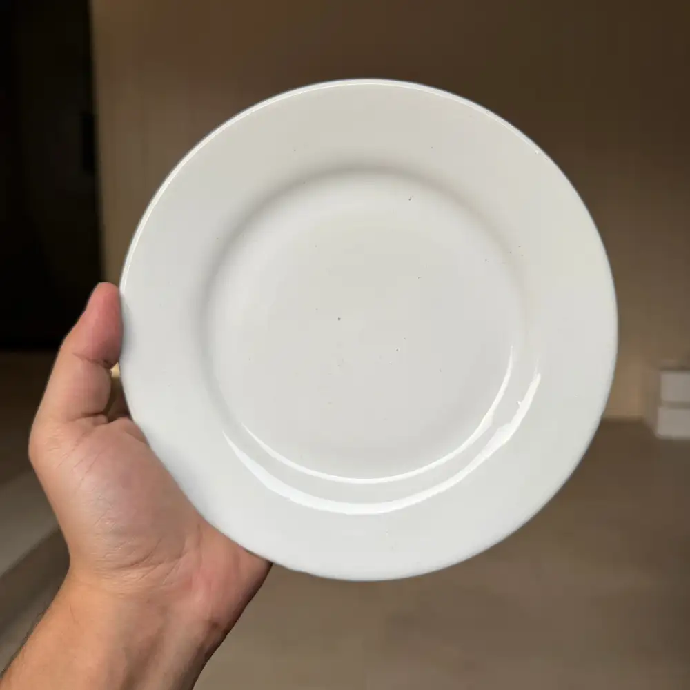 Casual Table Flat Ceramic Dining Plate