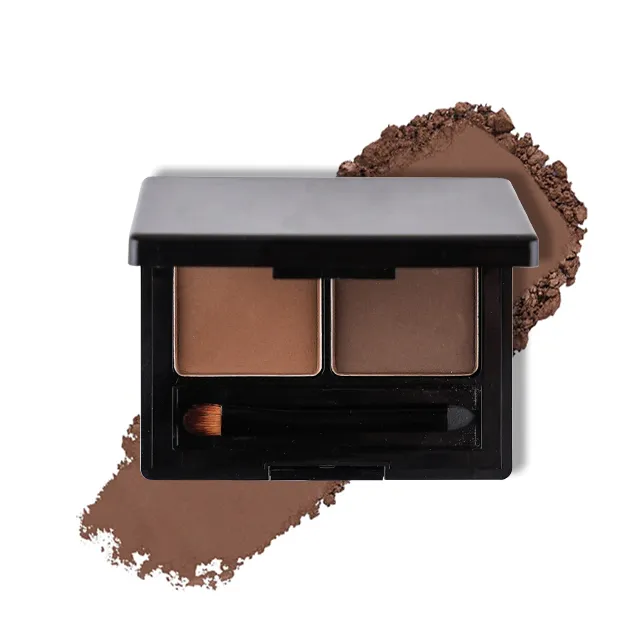 Hot-selling Waterproof Long Lasting Eyebrow Powder 2 Colors Brow Powder for Eye Makeup