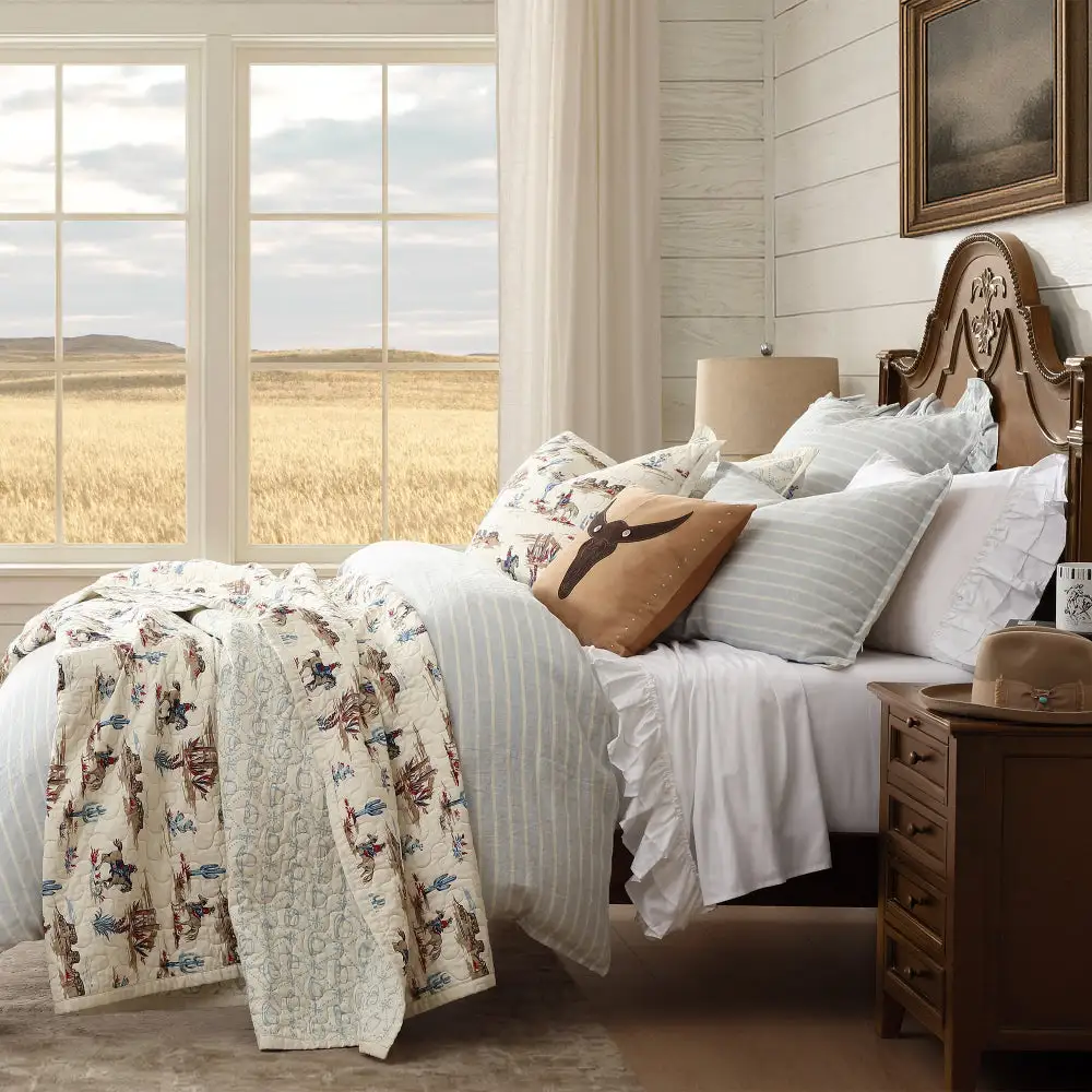 Reversible Quilted Quilt Set