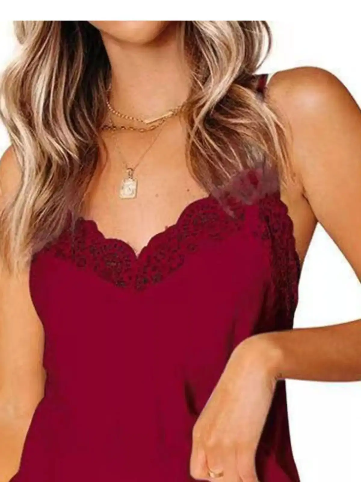 Refined Lace-Trim Top and Shorts Lounge Set