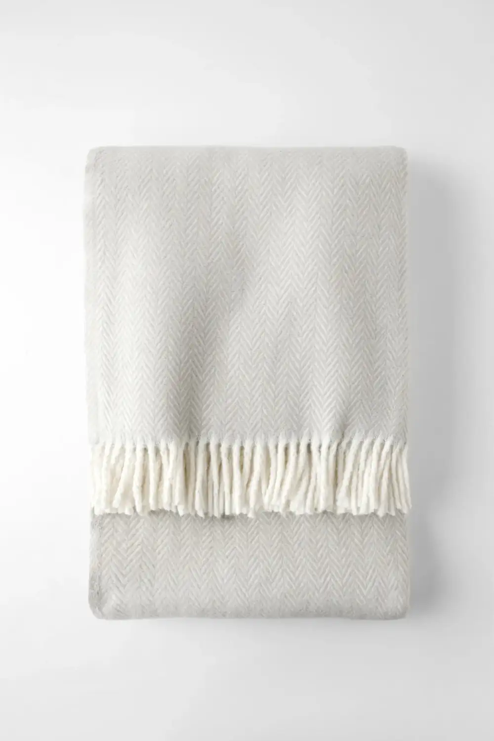 Textured Cotton Blend Throw