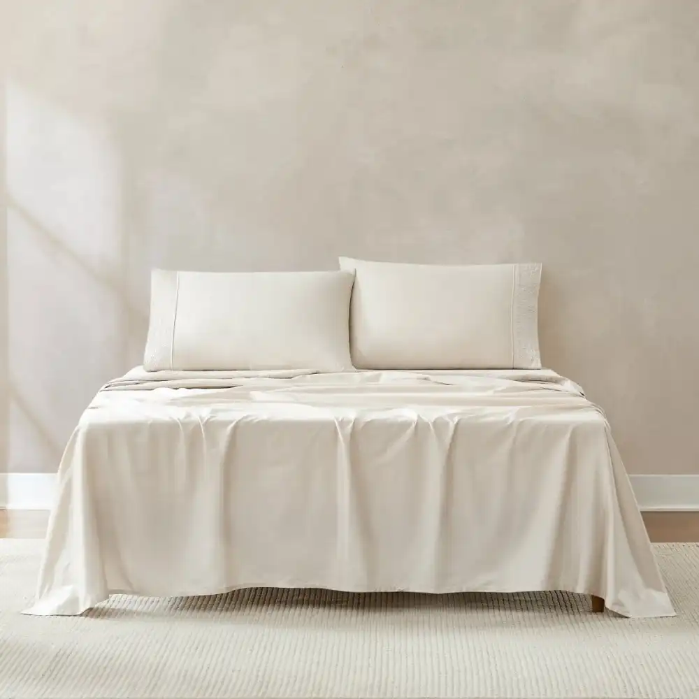 Layered Cotton Sateen Sheet Bedding Set