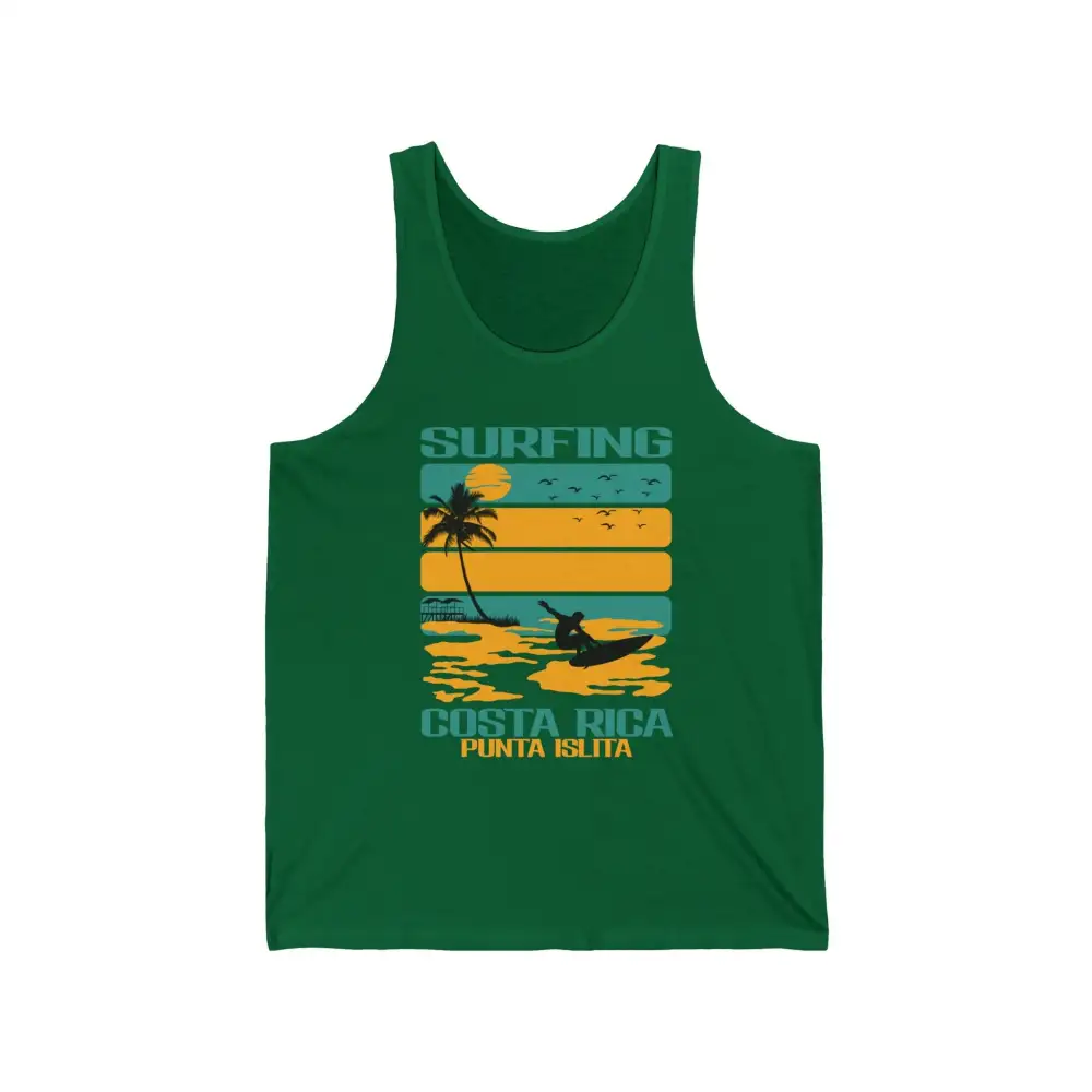 Sunset Surf Graphic Tank Top