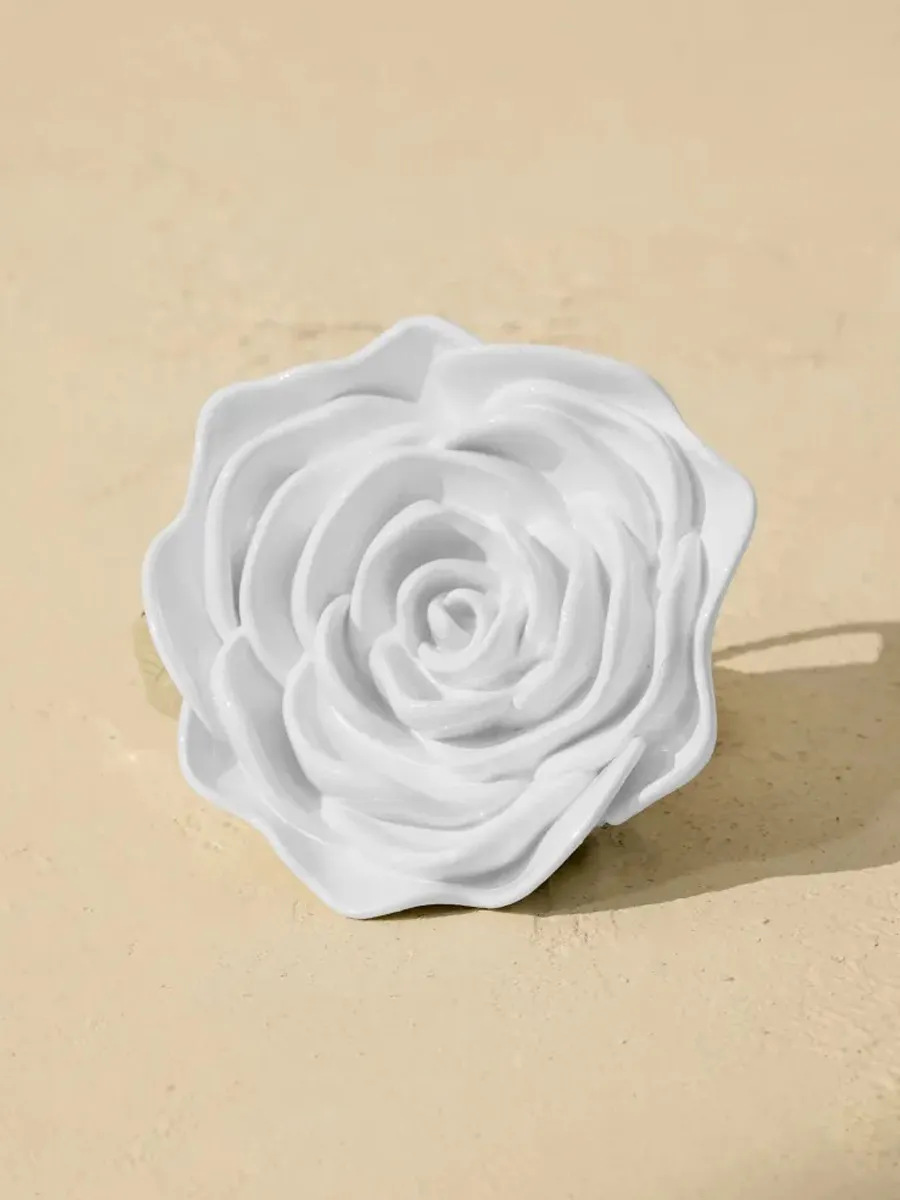 Celia Acrylic Camellia Clutch