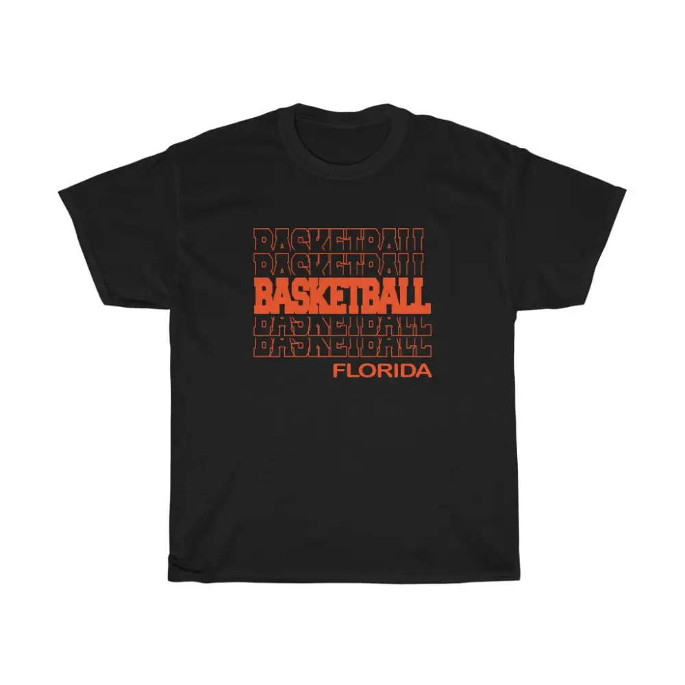 Basketball Florida in Modern Stacked Lettering