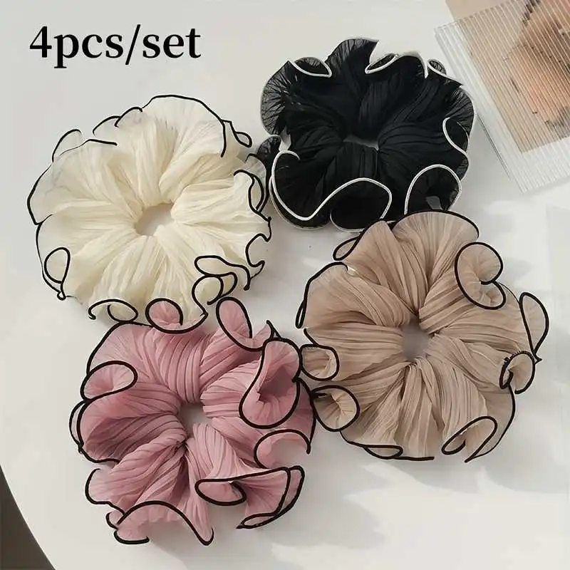 Women's Fabric Scrunchies Hair Ties