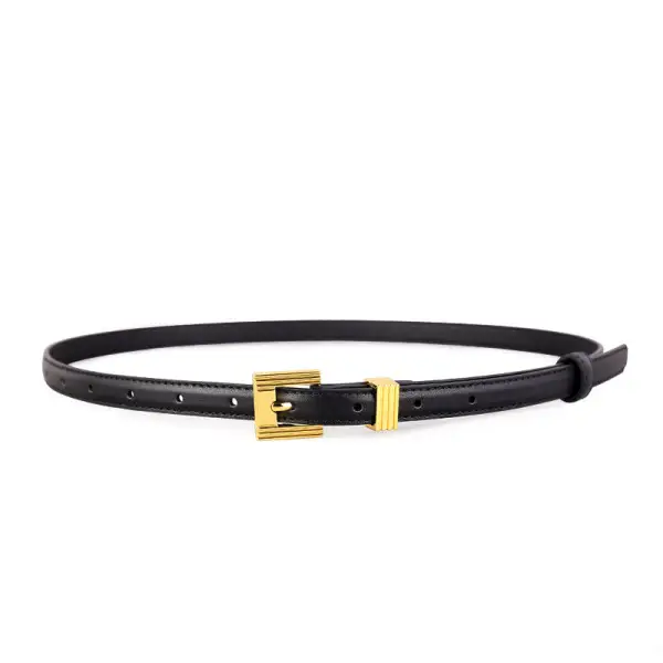 Understated Slim Profile Dress Belt