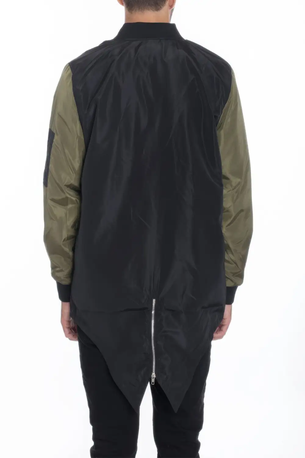 Men's Casual Windbreaker Satin Jacket