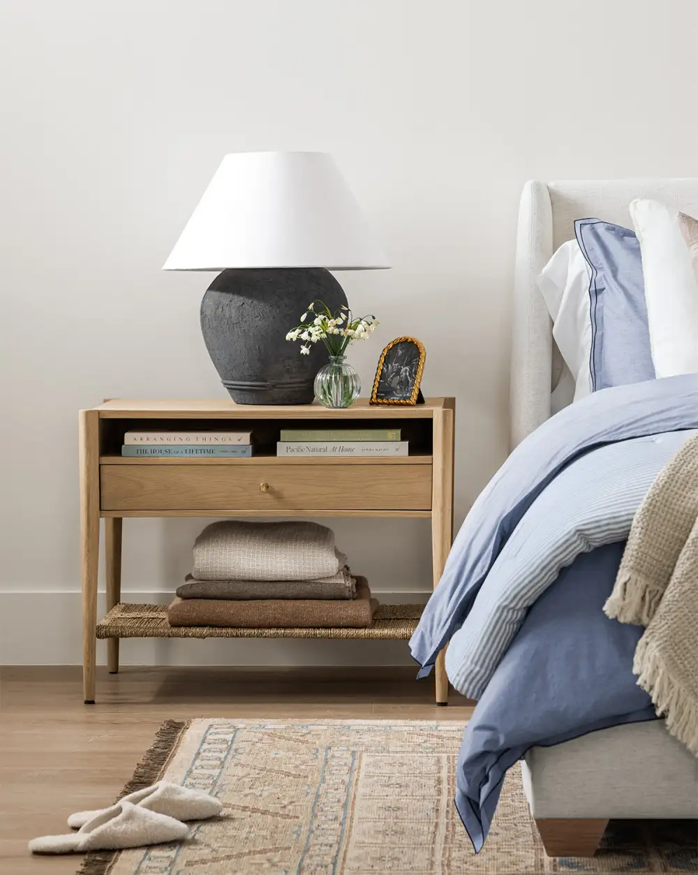Woven Oak Nightstand