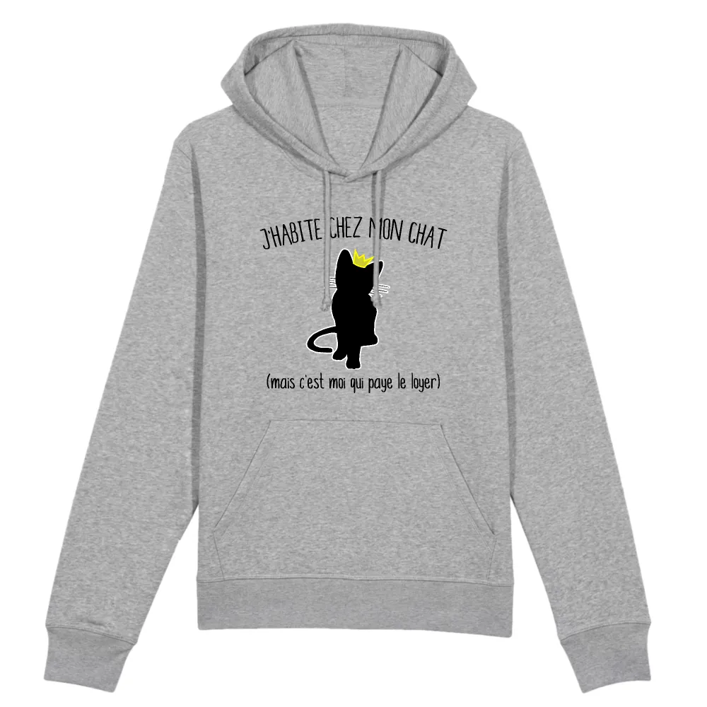 House Cat Graphic Pullover Hoodie