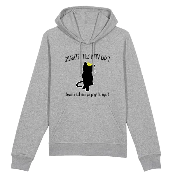 House Cat Graphic Pullover Hoodie
