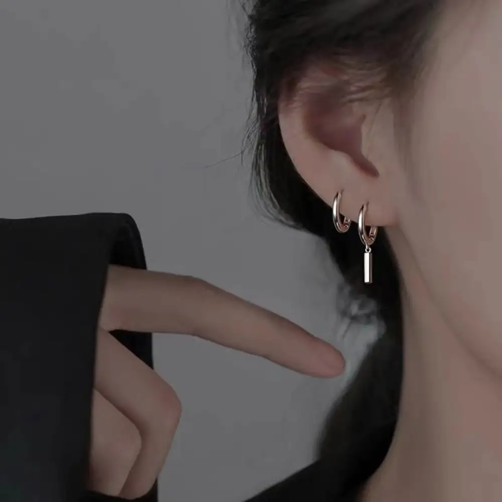 Women's Hoop Bar Earrings