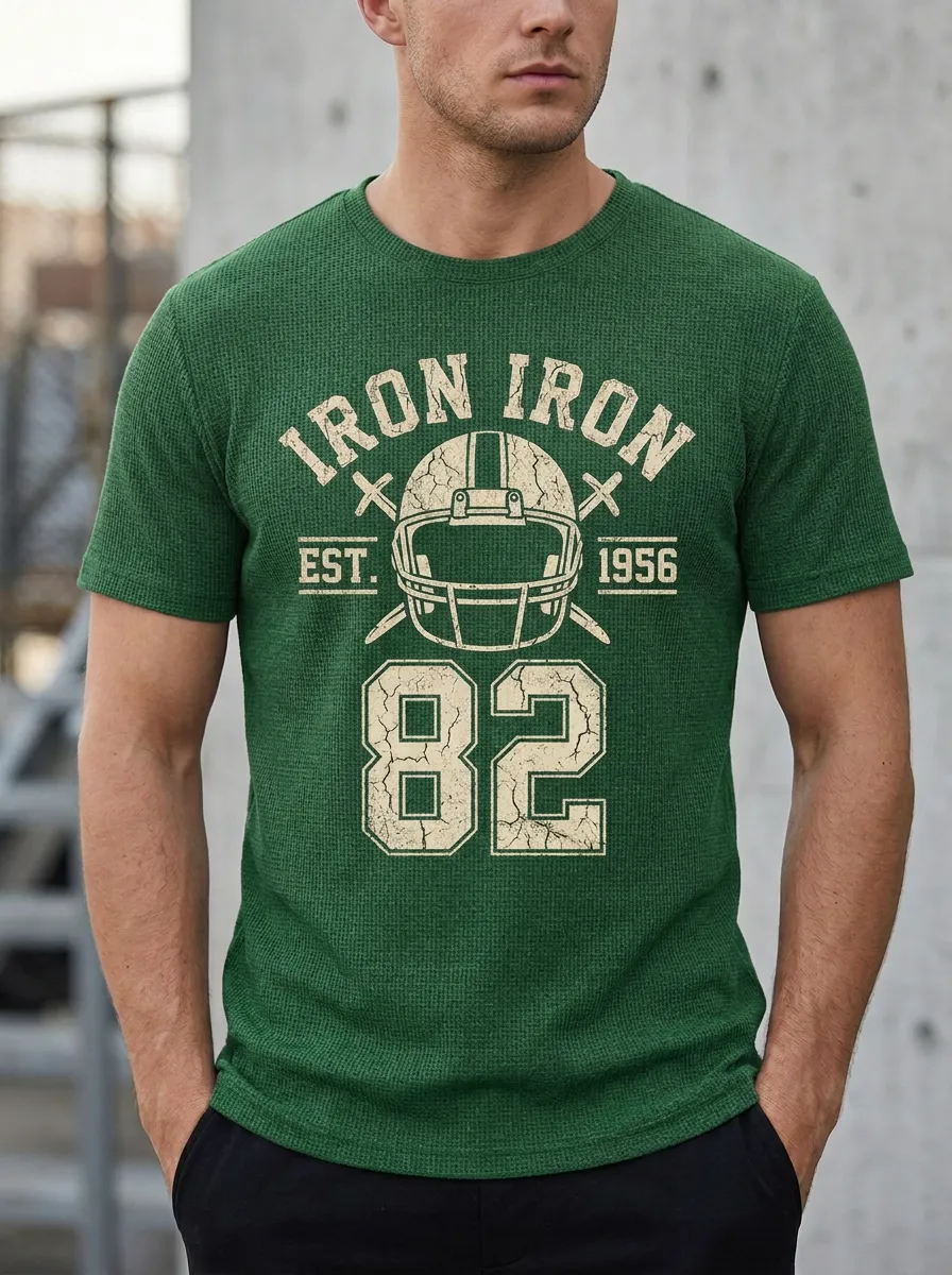 Men's Gridiron Iron Helmet T-Shirt