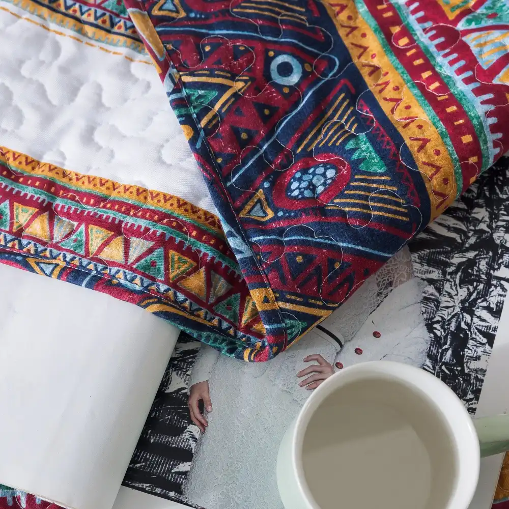 Bohemian Quilt Bedding Set