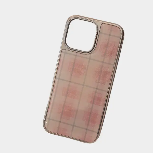 Plaid Glossy Phone Case