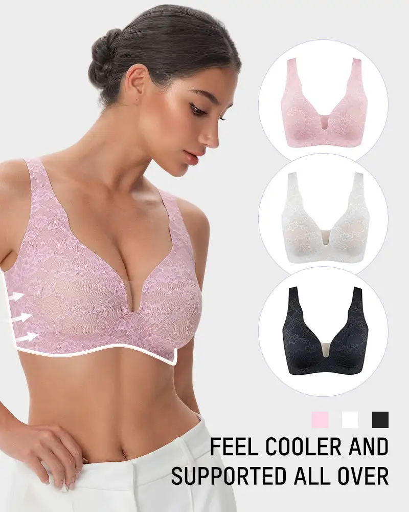 Wireless Lace Full Coverage Minimizing Bra
