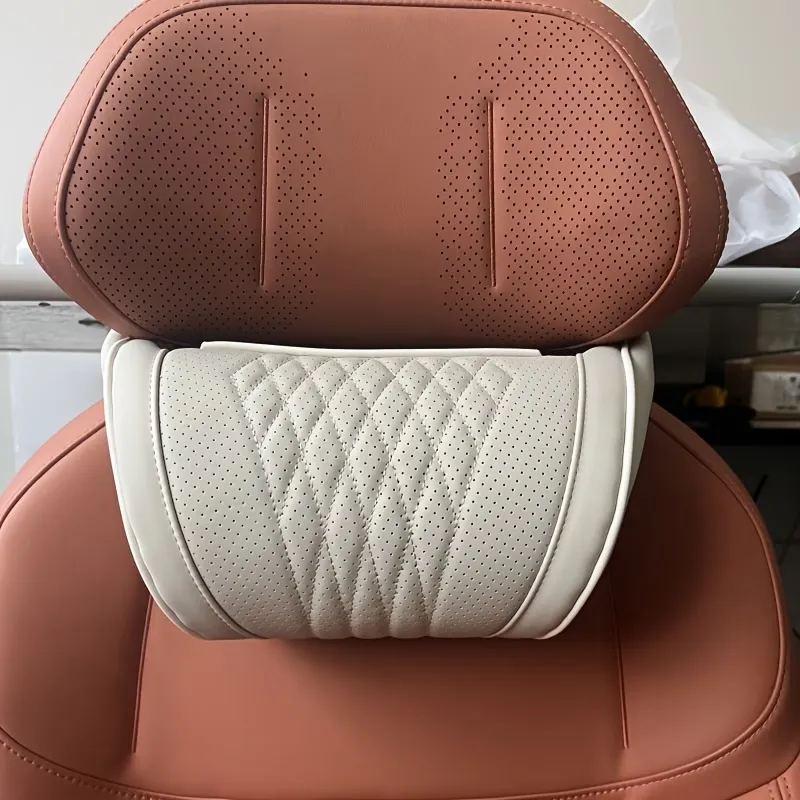 Leather Breathable Car Neck Pillow