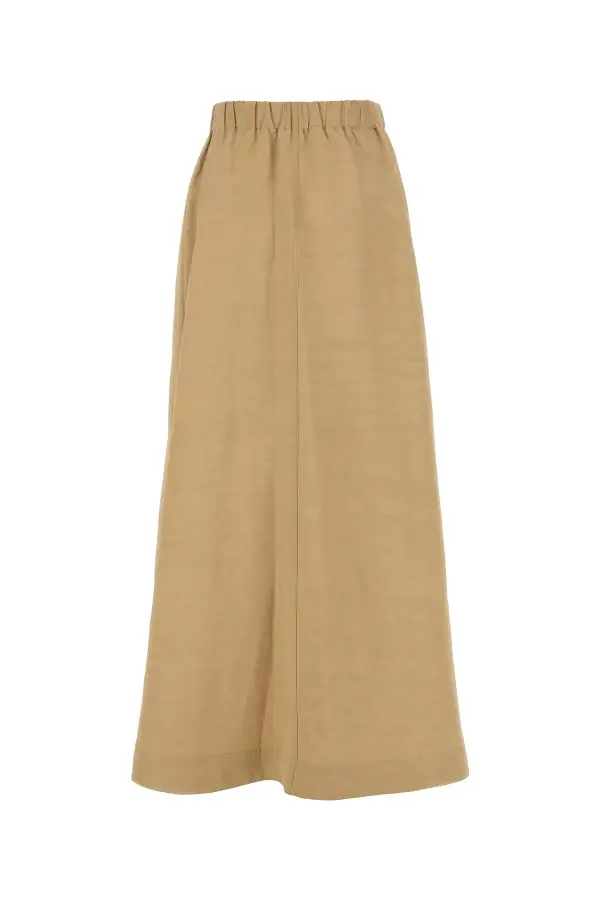 Viscose-Blend Viscose Skirt