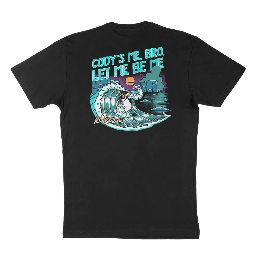Surfing Freedom Slogan Graphic T-Shirt
