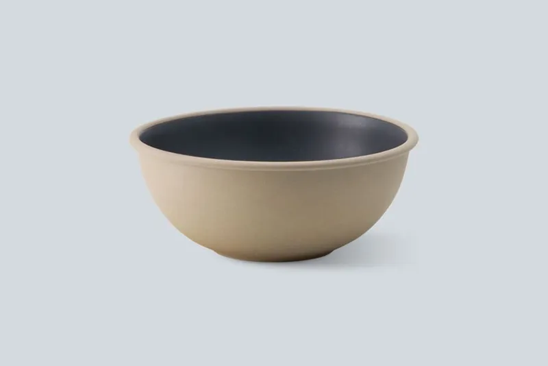Matte Edge Ceramic Serving Bowl