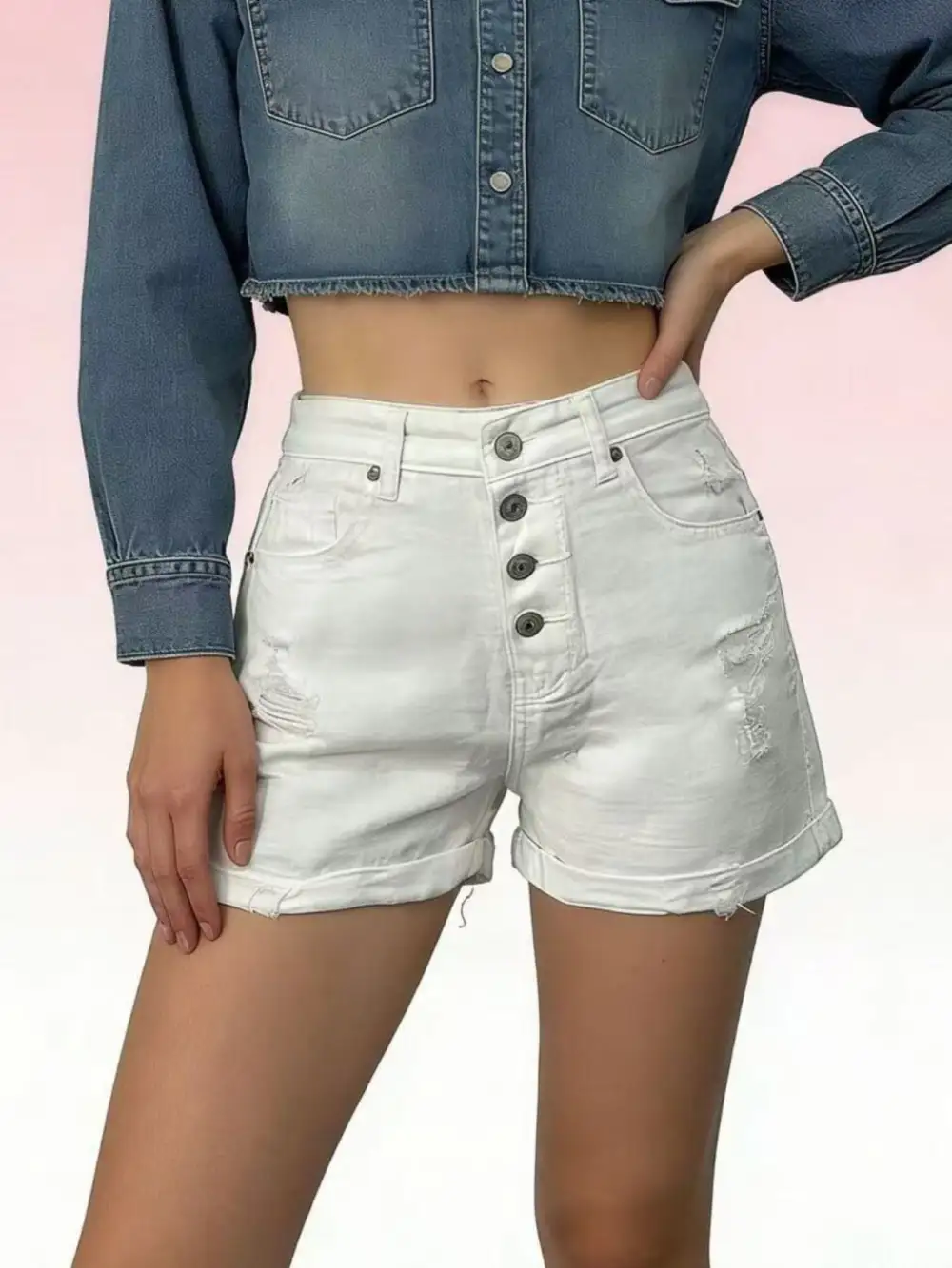 Button Fly Shorts