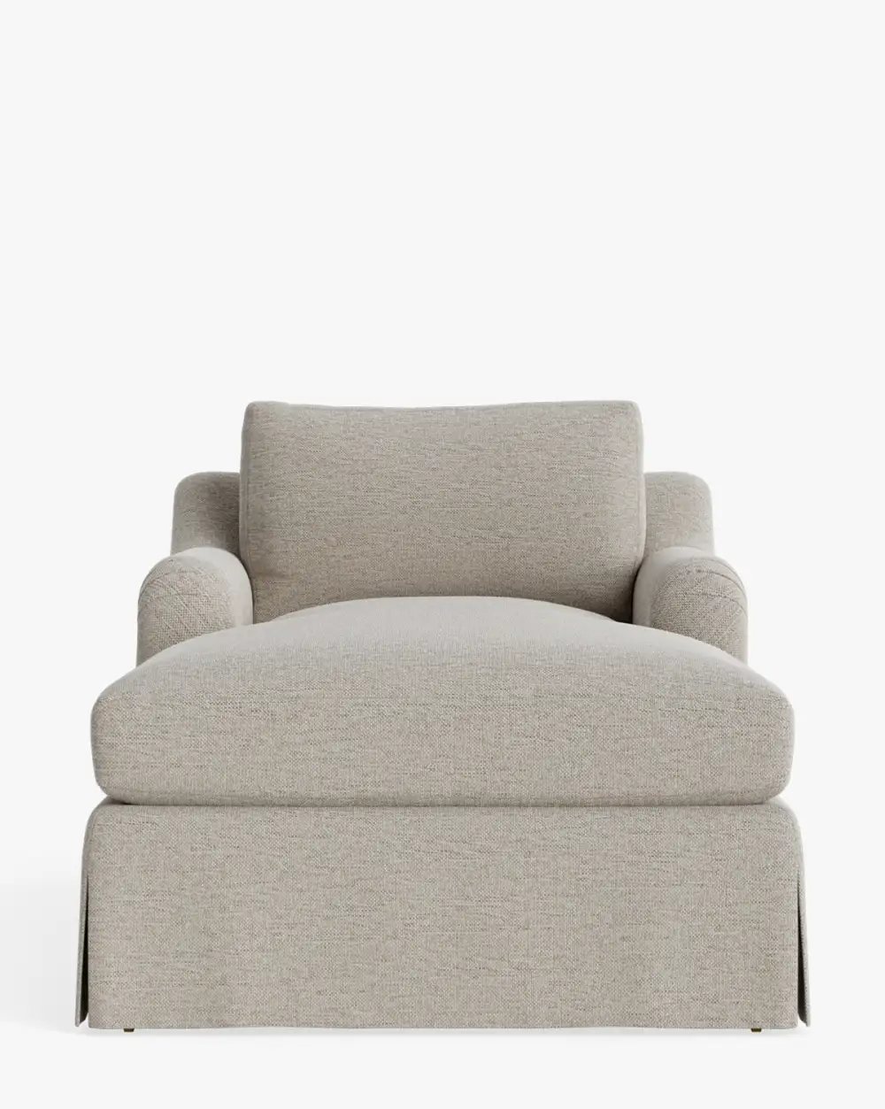 Traditional Wood Chaise
