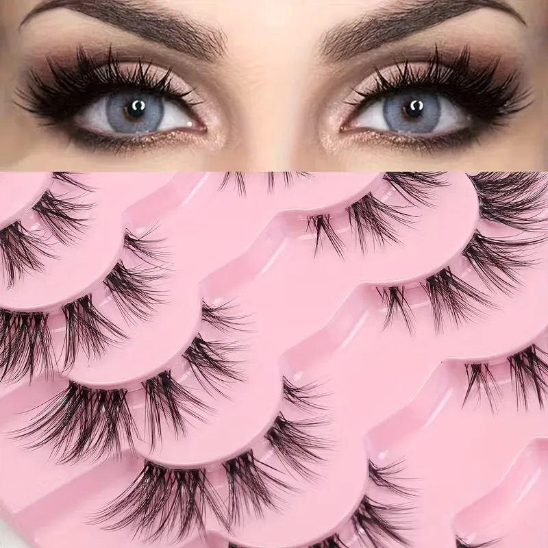 Natural Wispy Eyelashes Set