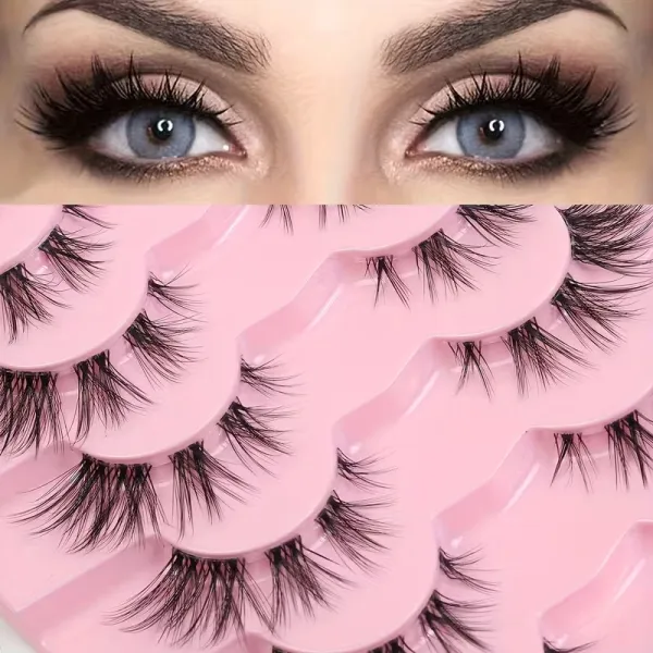 Natural Wispy Eyelashes Set