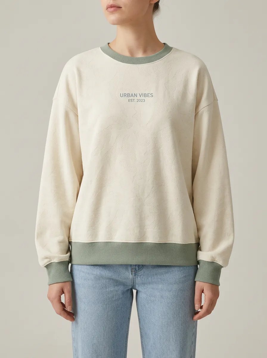 Women's Printed Minimalist Hoodie
