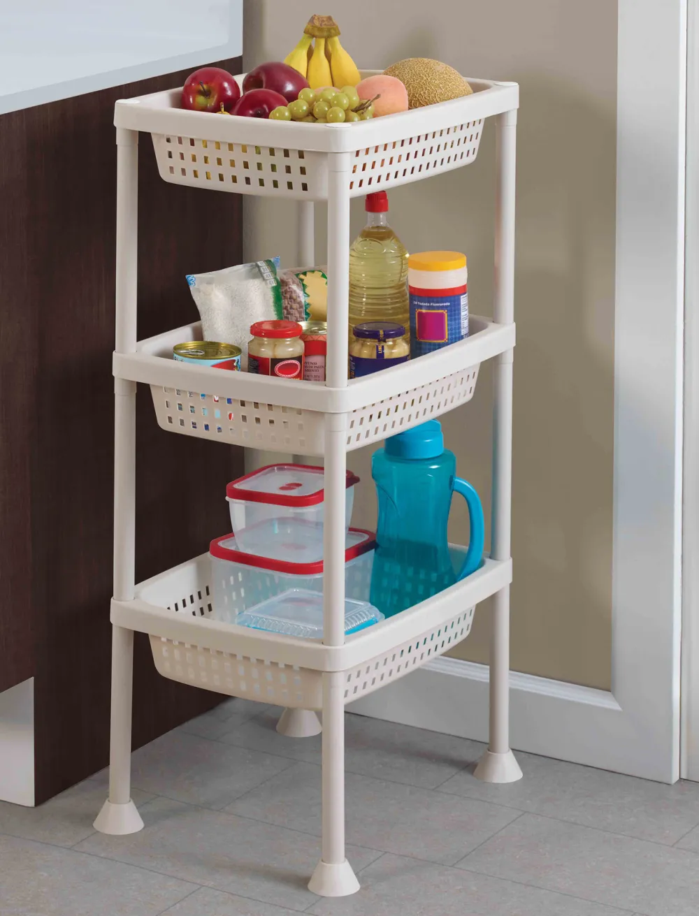Tiered Produce Storage Rack