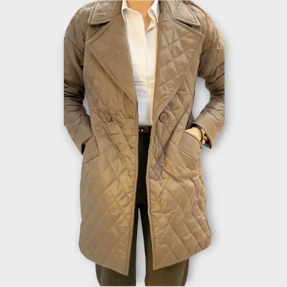 Quilted Structured Coat