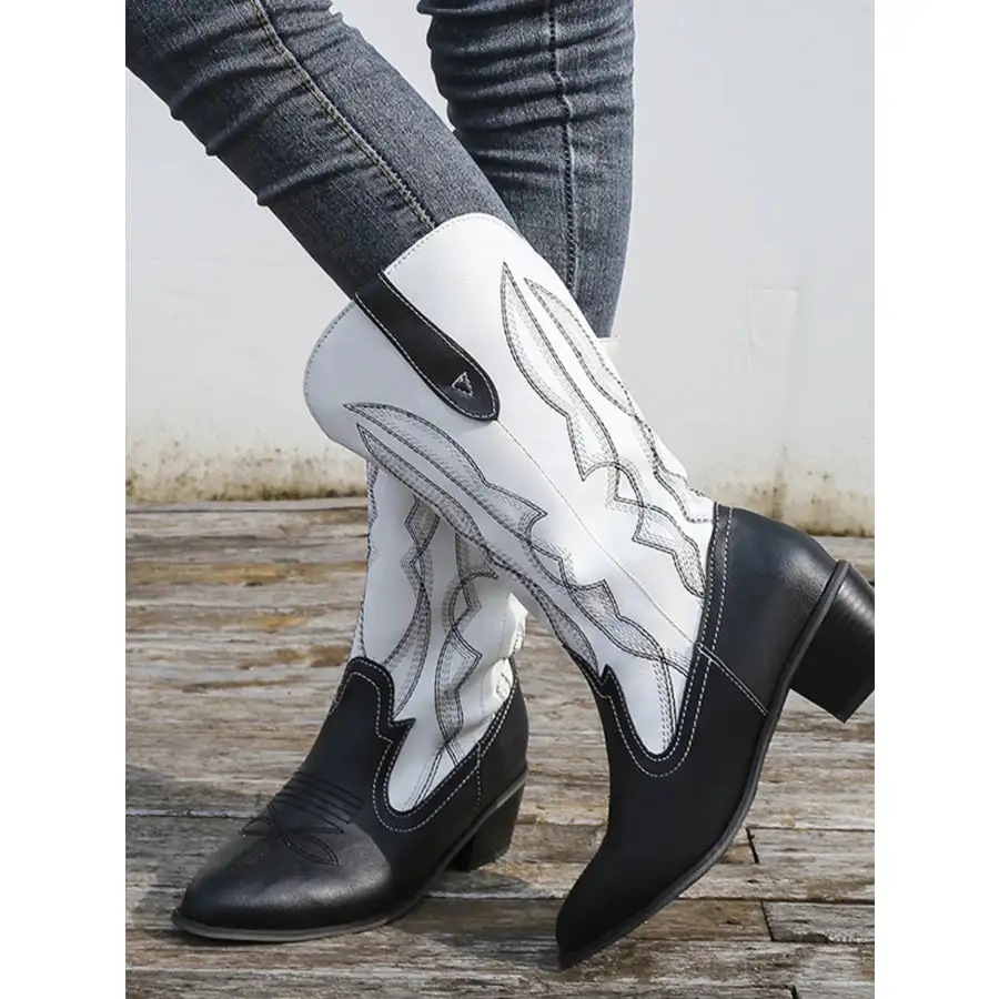 Western Embroidered Cowgirl Boots
