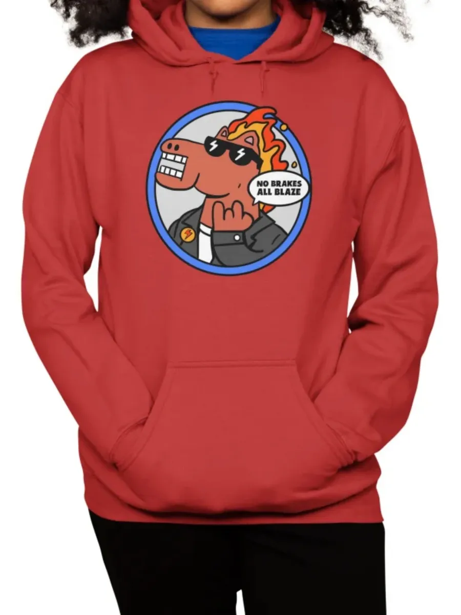 Cool Horse Cartoon Hoodie