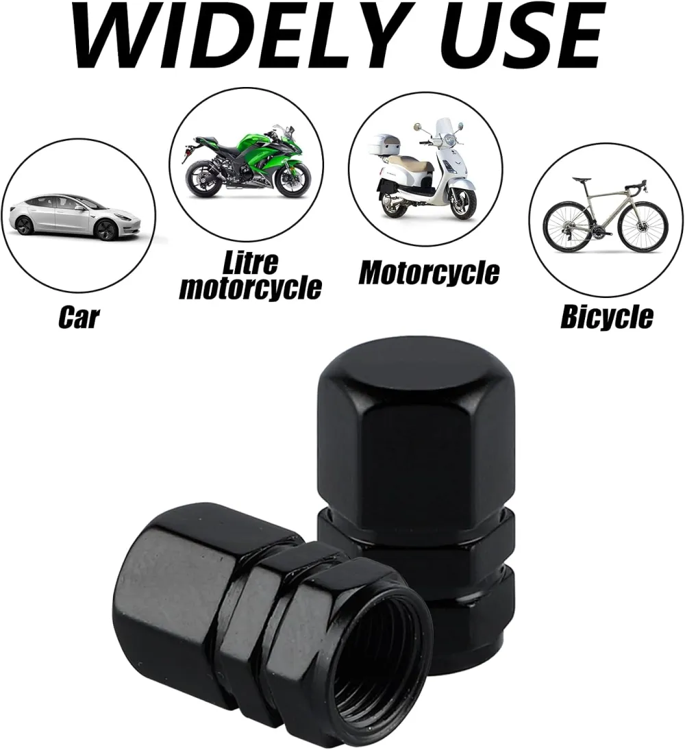 Aluminum Tire Valve Cap Set