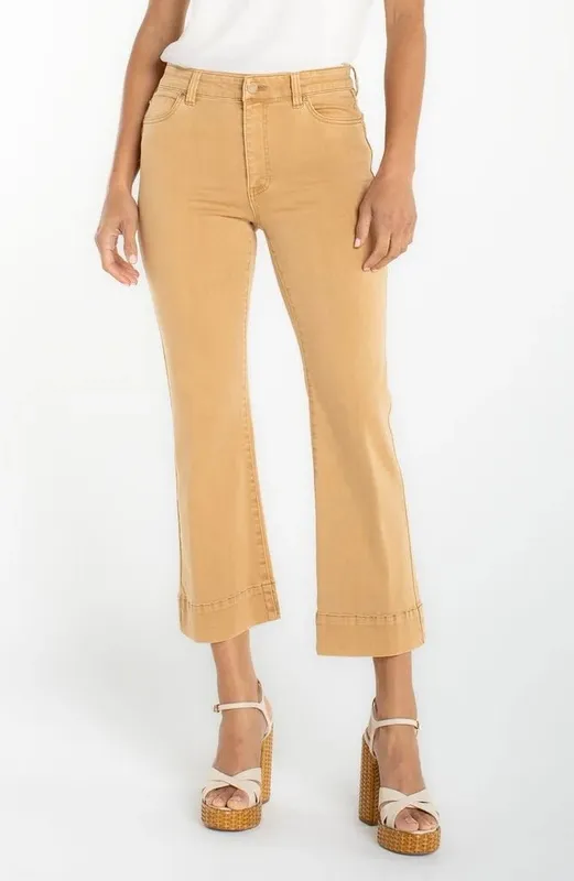 Cotton Button-Front Cropped Top