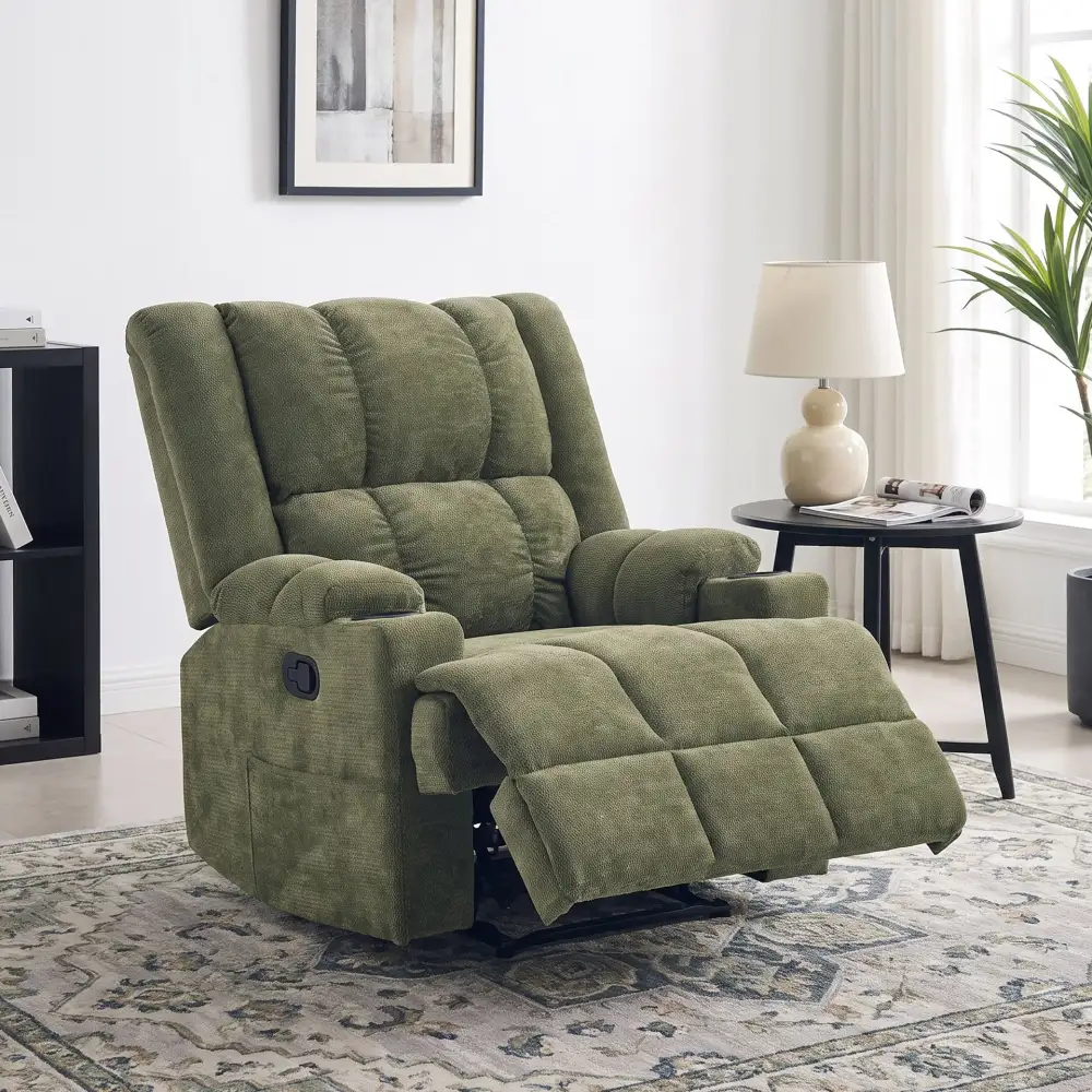 Cozy Seating Padded Recliner Sofa