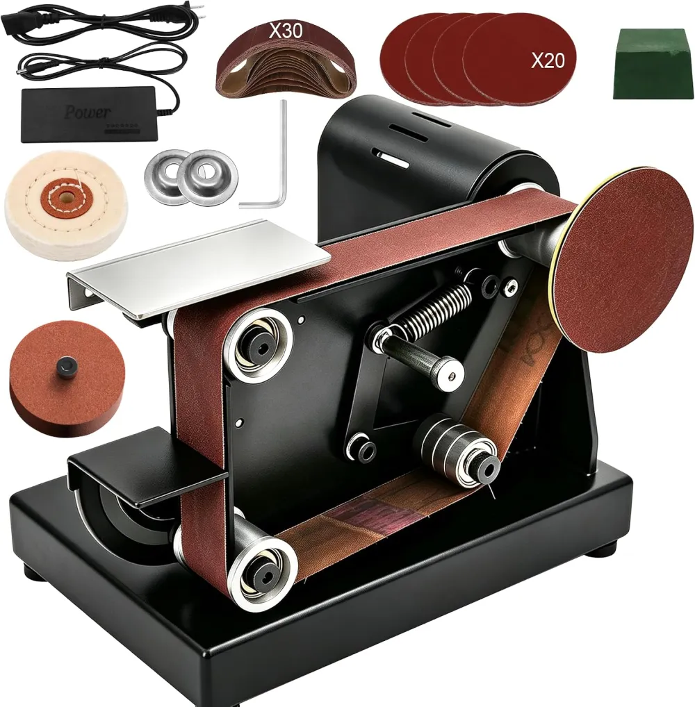 Mini Belt Sander, 4-in-1 Small Belt Grinder, 20