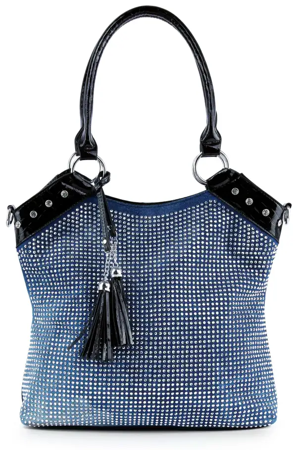 Tassel Accented Tote Bag