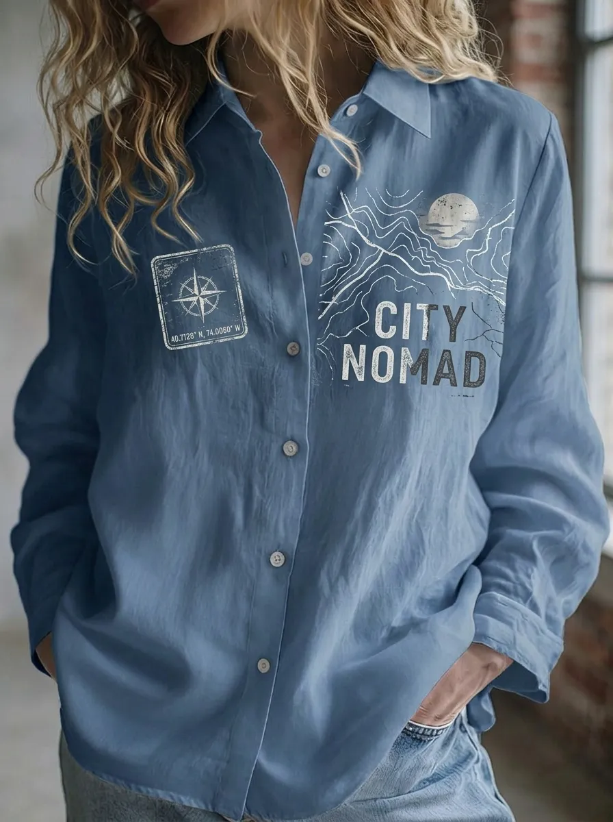 City Nomad Compass Casual Shirt