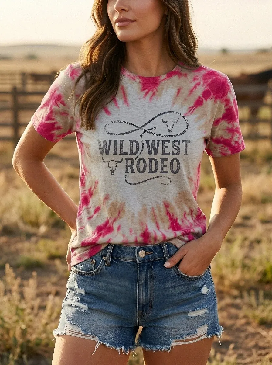 Wild West Rodeo T-Shirt Modern