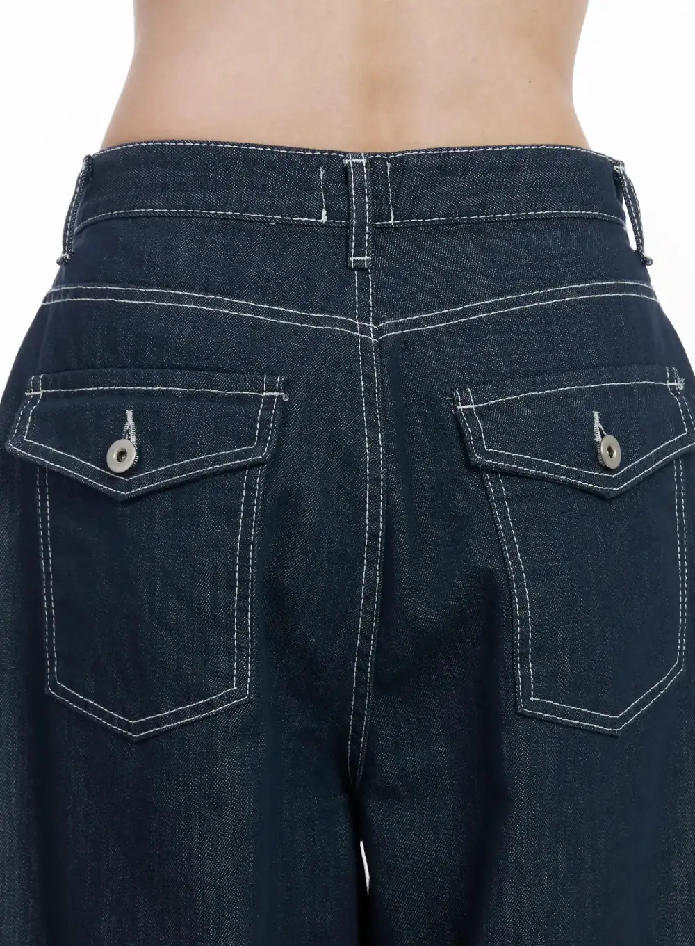 Semi-Balloon Denim Jeans