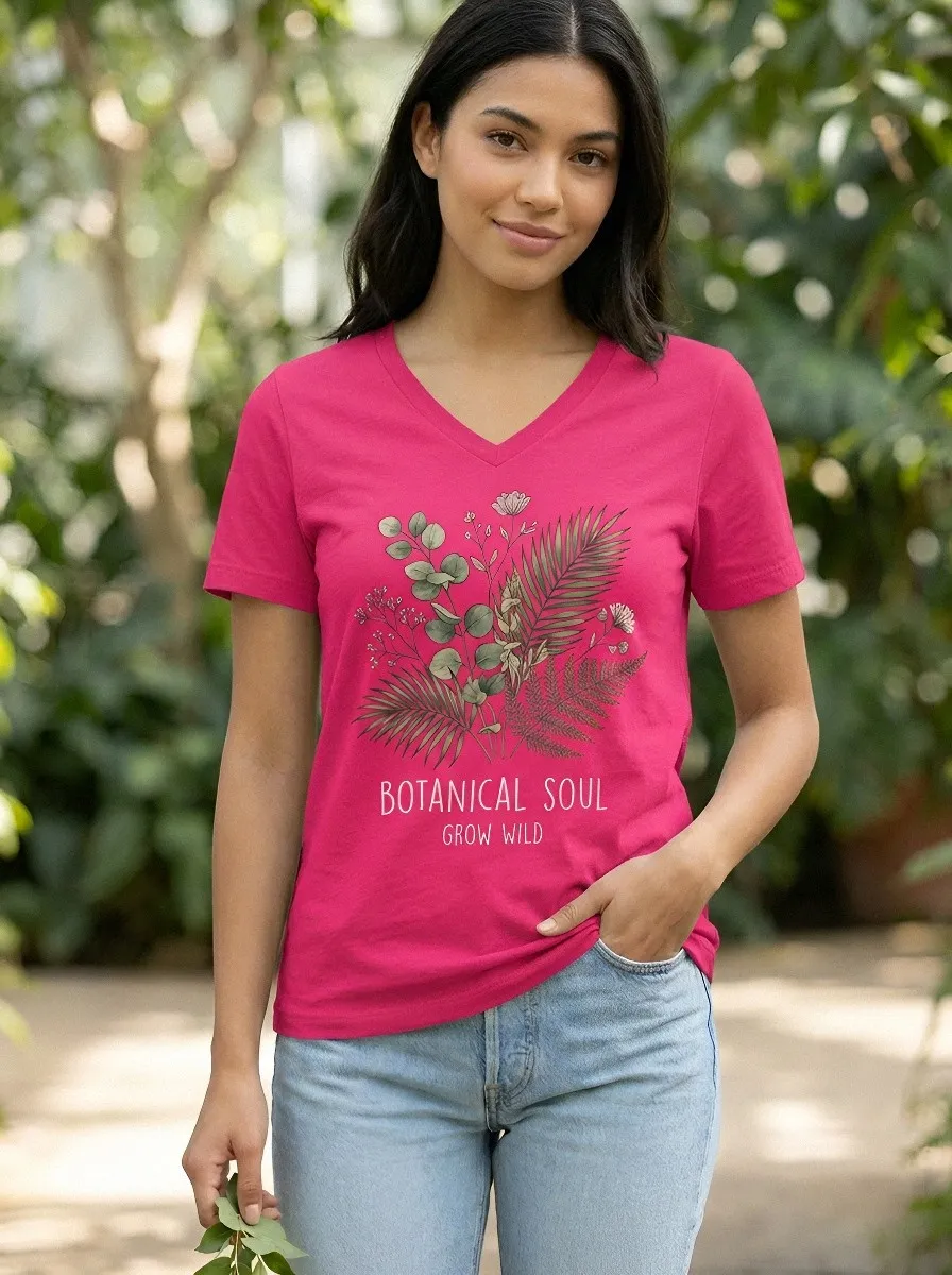 Botanical Soul Grow T-Shirt Modern