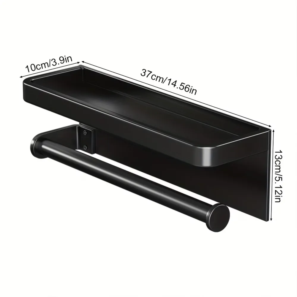 2-in-1 Spice & Paper Towel Rack