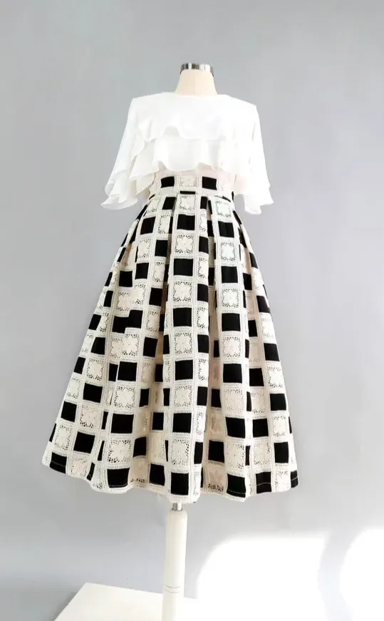Smart Carry Everyday Casual Lace Skirt