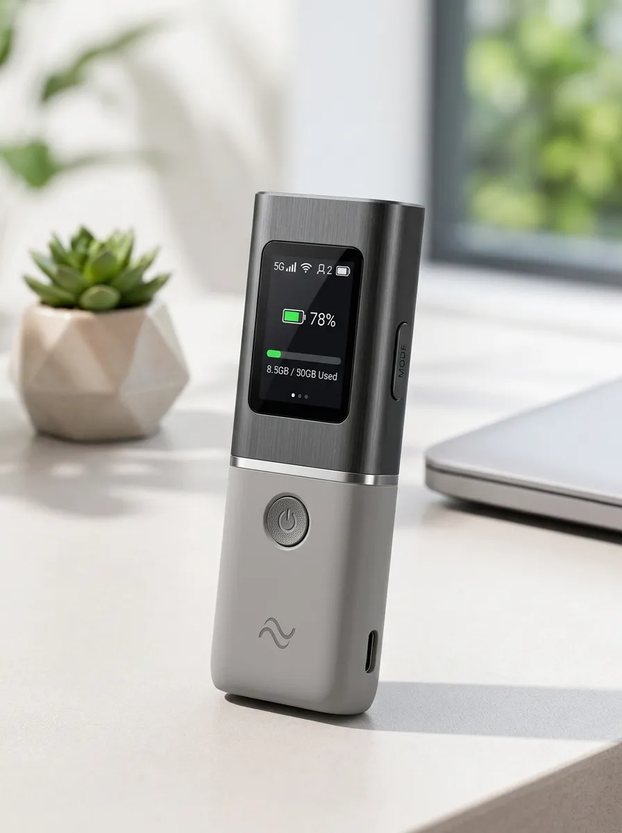 LCD Display 5G Mobile Hotspot